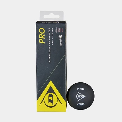 Pelotas de racquetball Dunlop (negras)