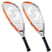 Pack de 2 raquetas de racquetball Gearbox MAX2 Q 165 Naranja