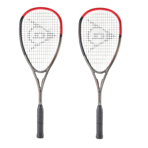 Pack de 2 Raquetas de squash Dunlop Blackstorm Carbon NH