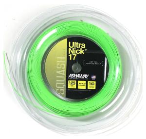 Encordado Squash Ashaway Ultranick 17 verde 1,25