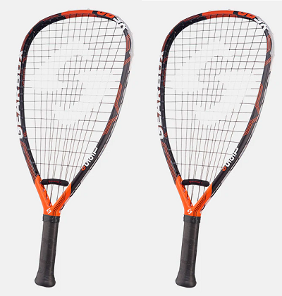Pack de 2 raquetas de racquetball Gearbox GB3K Q 165 Naranja