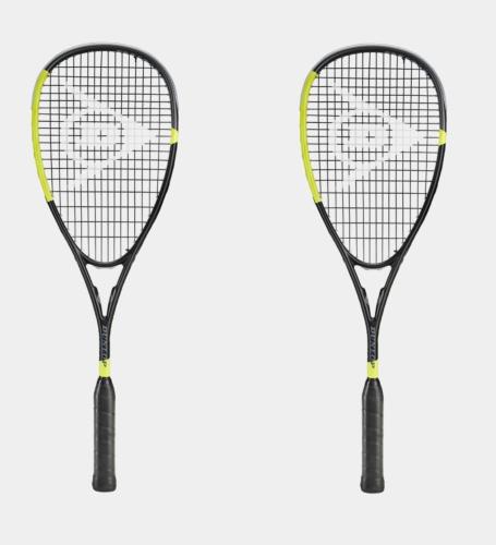 Pack de 2 raquetas de squash Dunlop Blackstorm Graphite NH