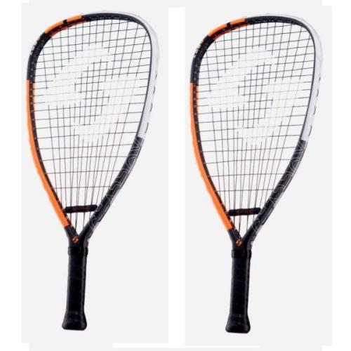 Pack de 2 raquetas de racquetball Gearbox M40 Q 165 Naranja
