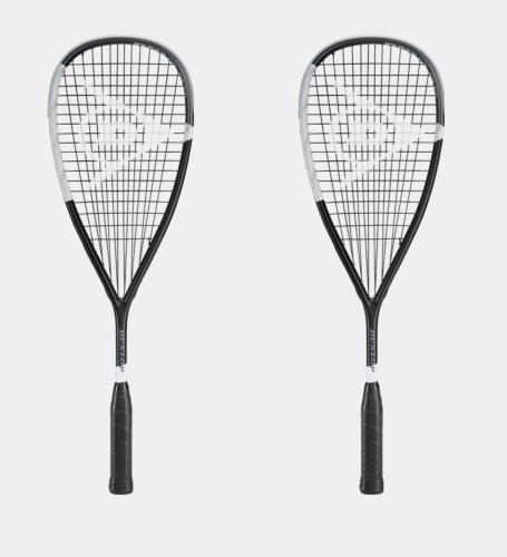 Dunlop Blackstorm Titanium NH 2 Squash Rackets Pack